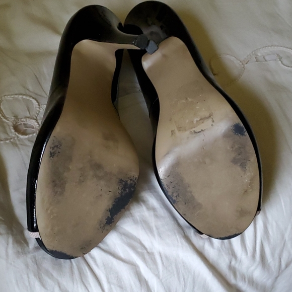 Patent Leather Cutout French Connection Heels - Picture 4 of 7